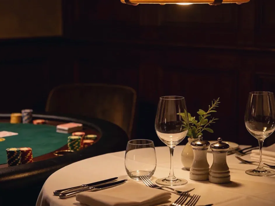 Le comptoir en fin de service