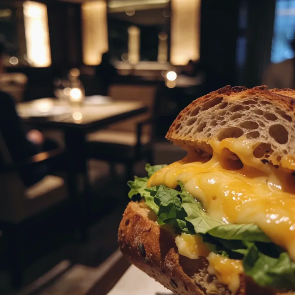 Une assiette de porc noir dressée au passe